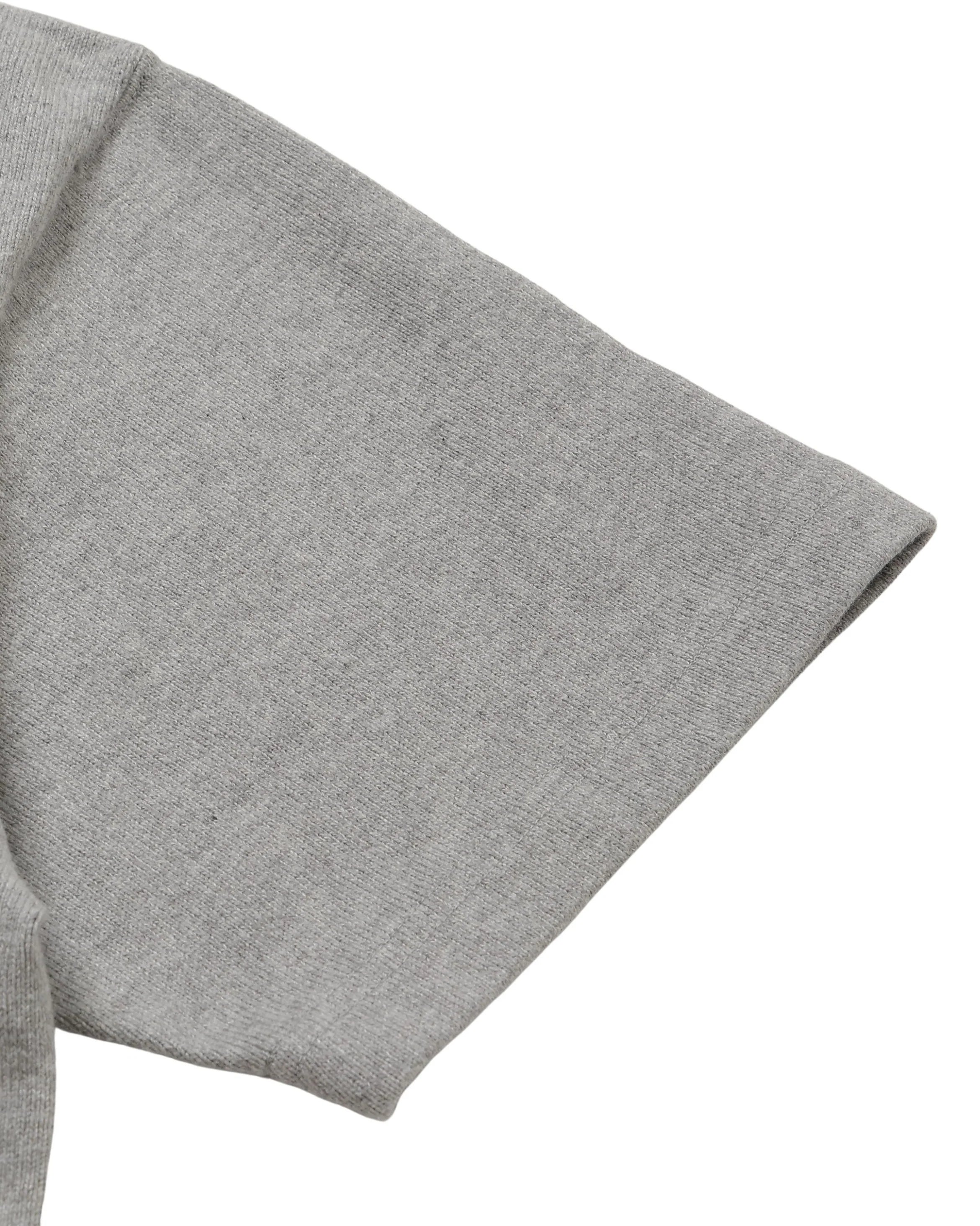 Double Heavyweight T-Shirt - Heather Grey