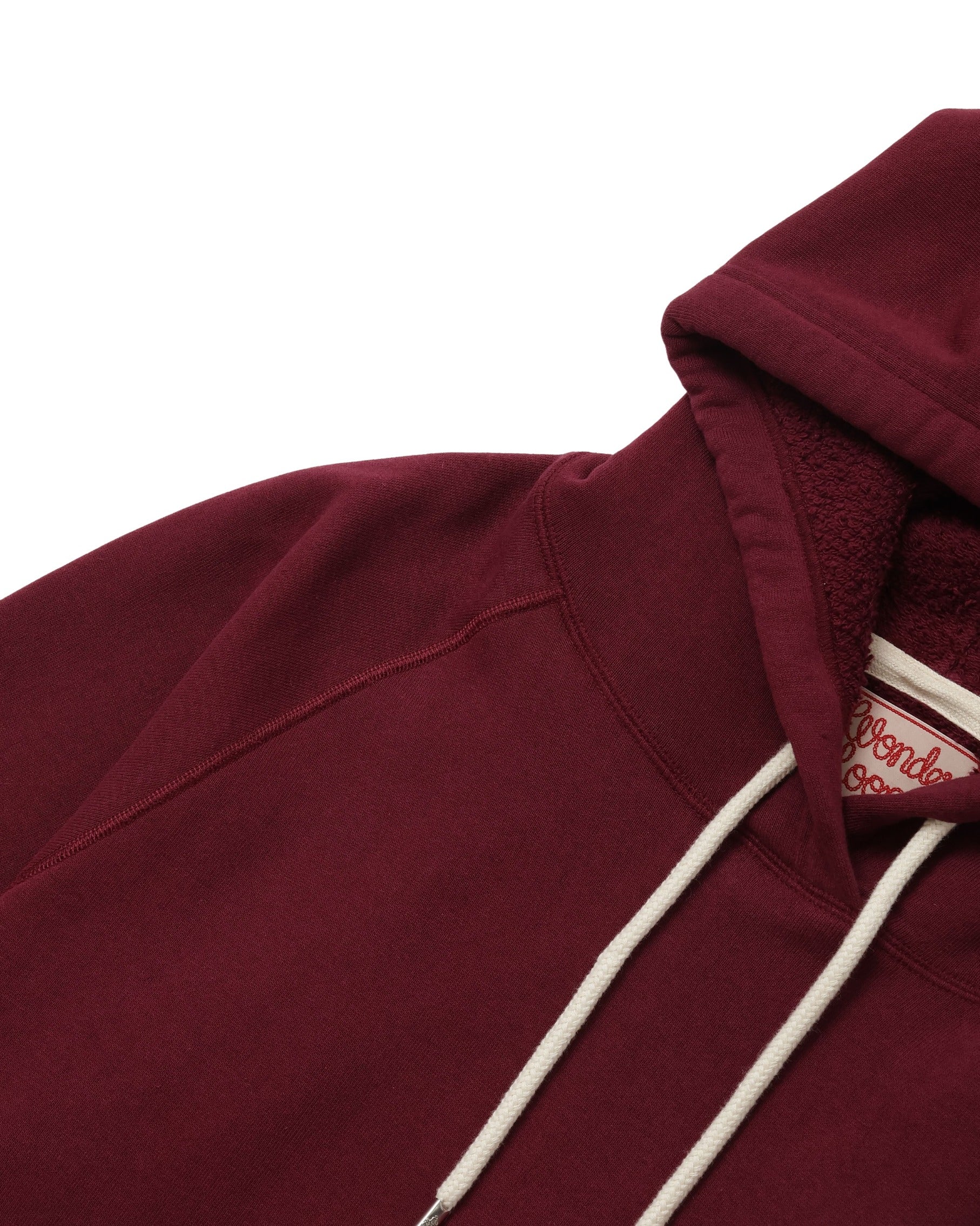 Pullover Hoodie Super Looper French Terry Burgundy