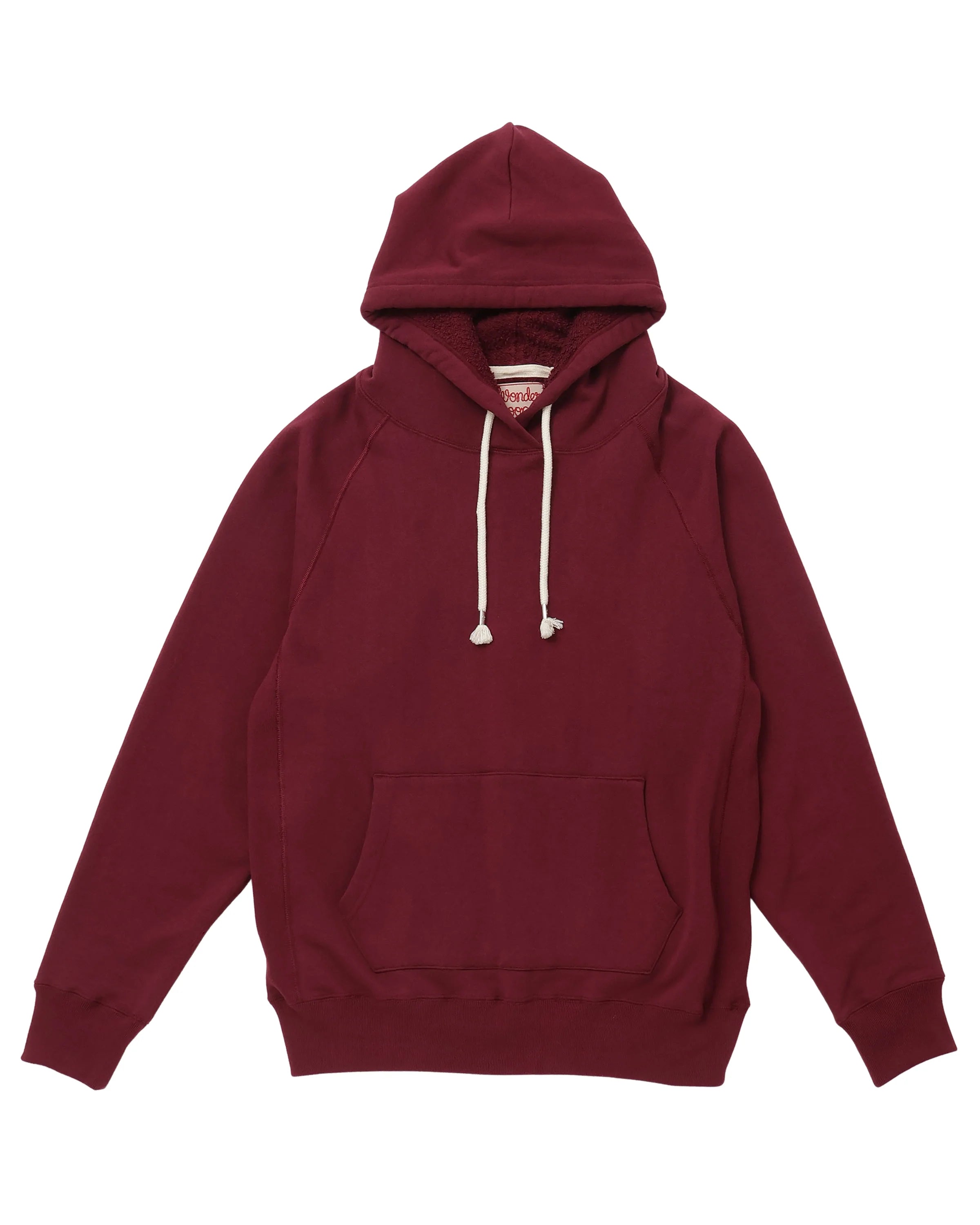 Pullover Hoodie Super Looper French Terry Burgundy