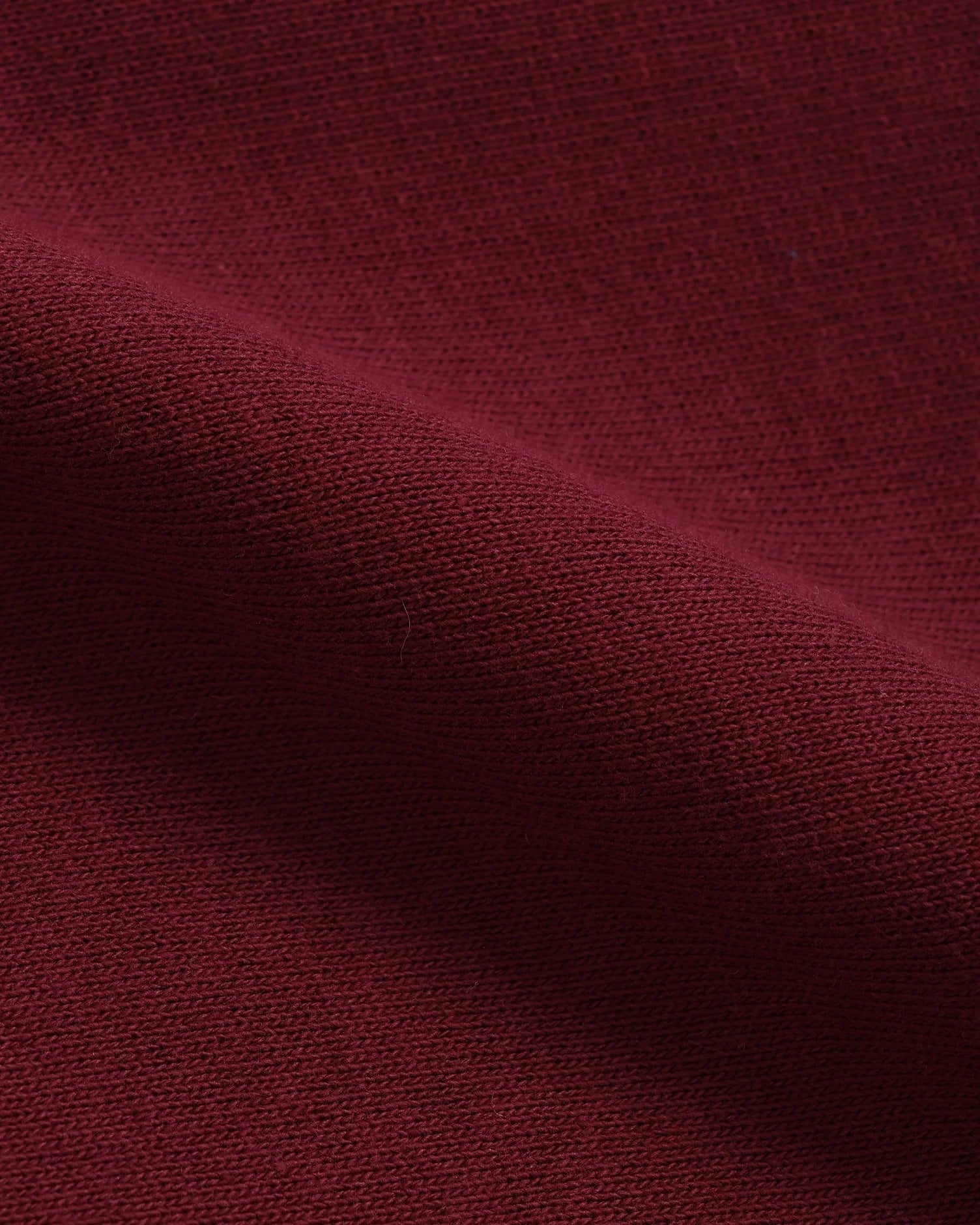 Zip Hoodie Super Looper French Terry Burgundy