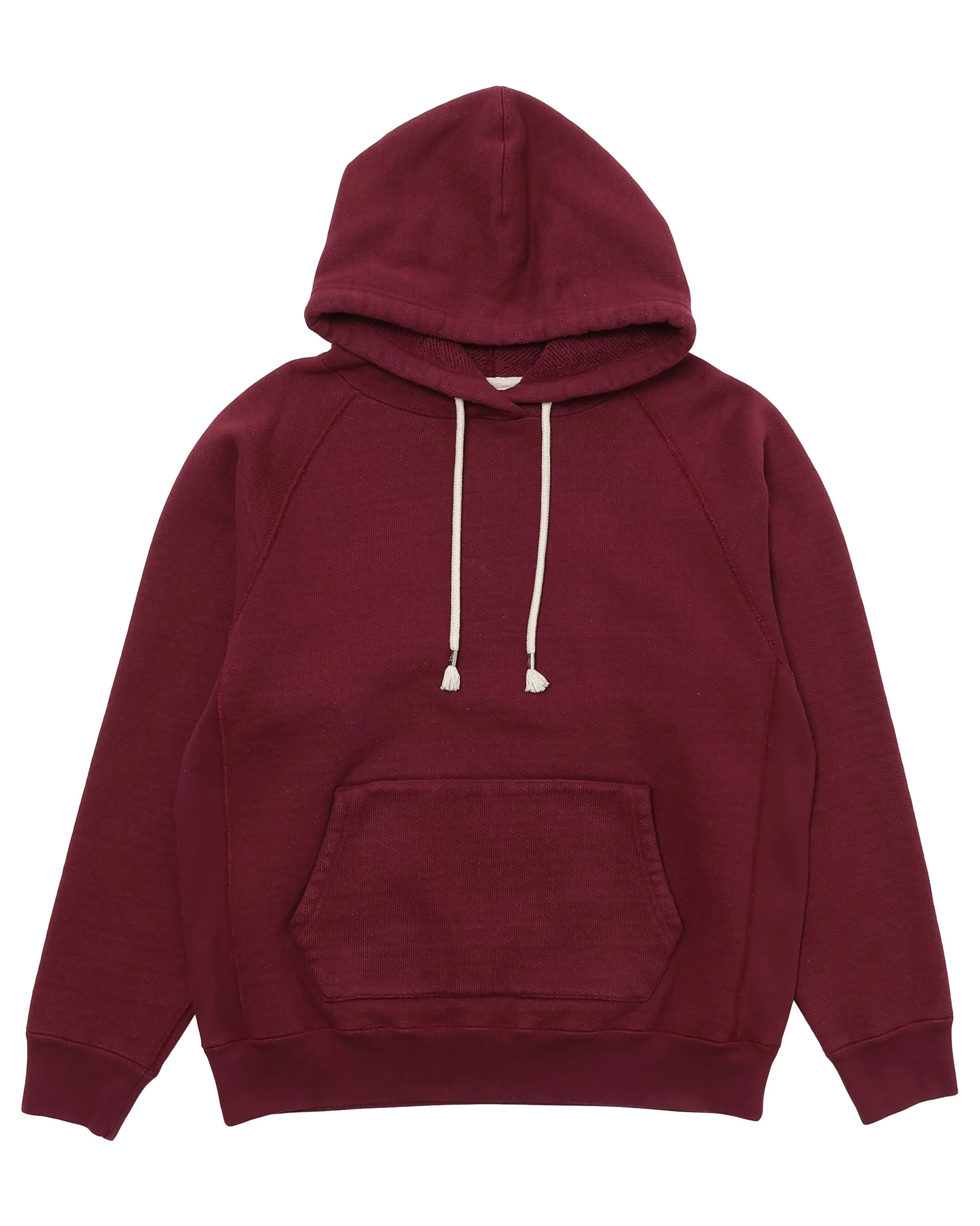 Pullover Hoodie Double Heavyweight French Terry Burgundy