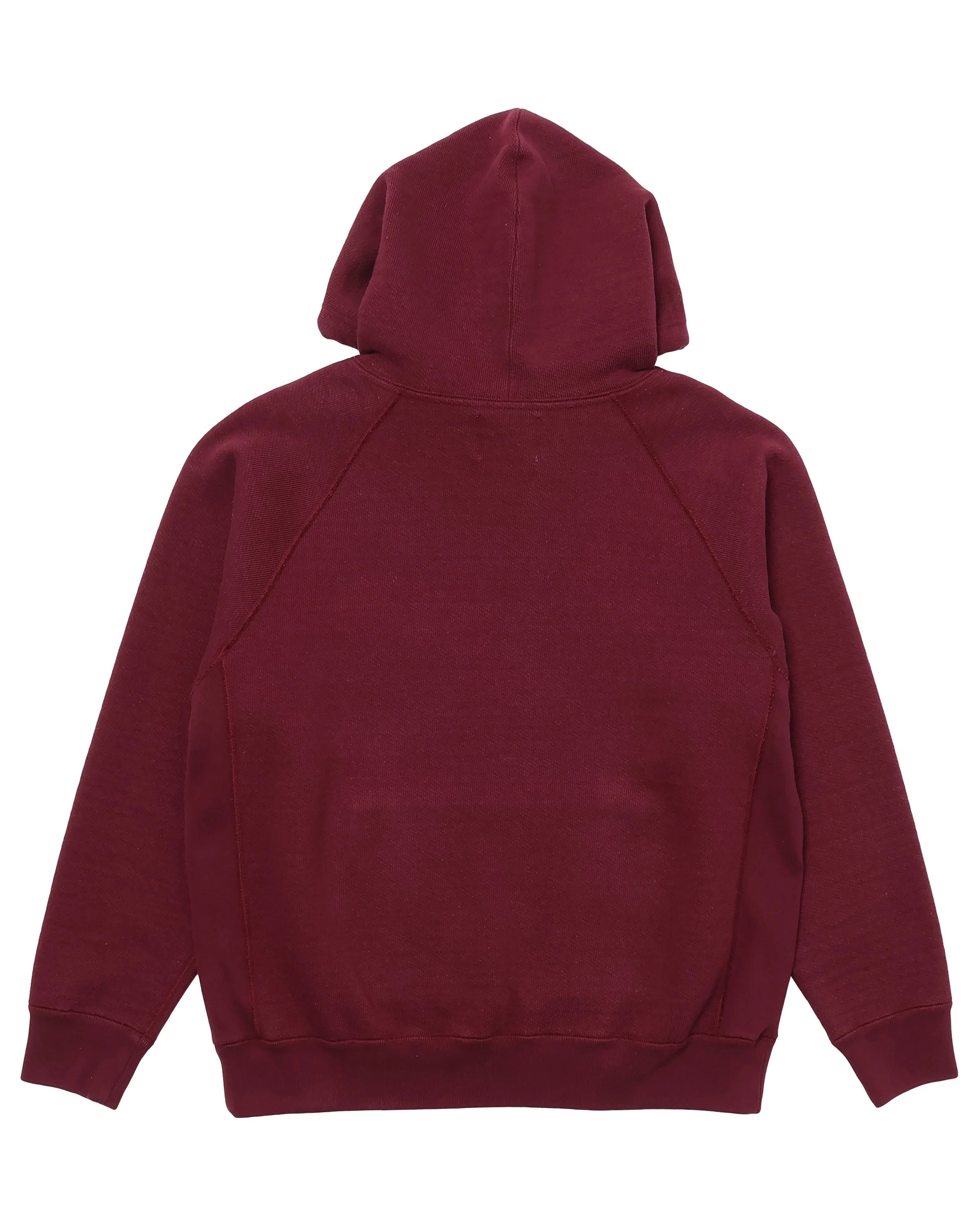 Pullover Hoodie Double Heavyweight French Terry Burgundy