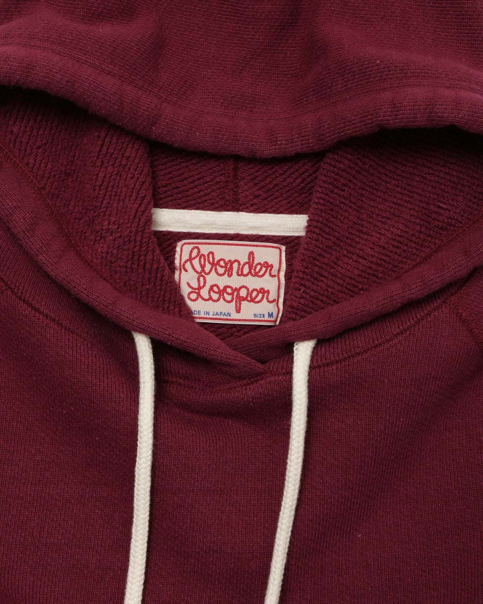 Pullover Hoodie Double Heavyweight French Terry Burgundy