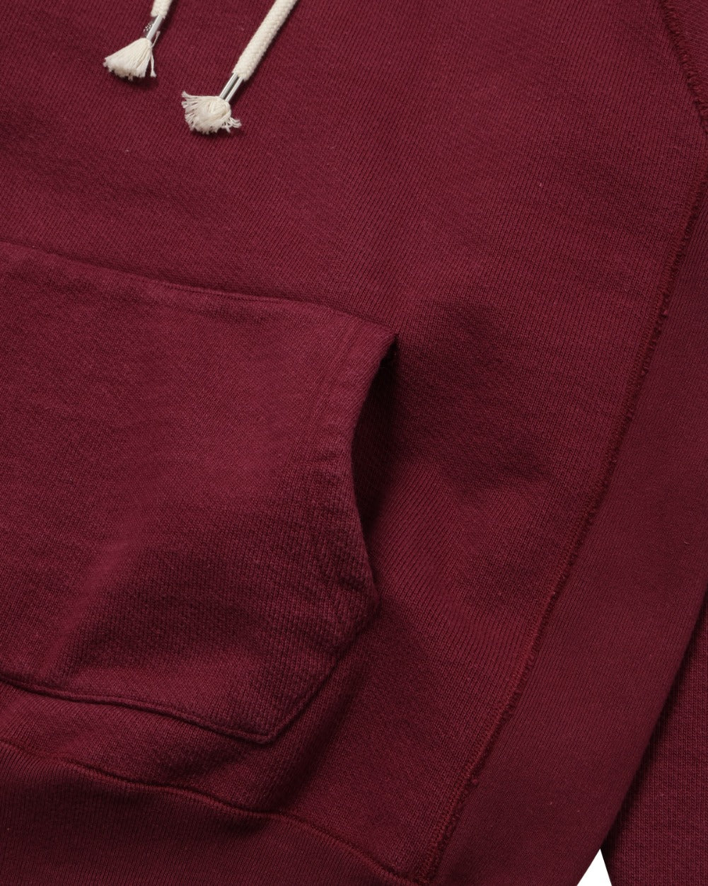 Pullover Hoodie Double Heavyweight French Terry Burgundy