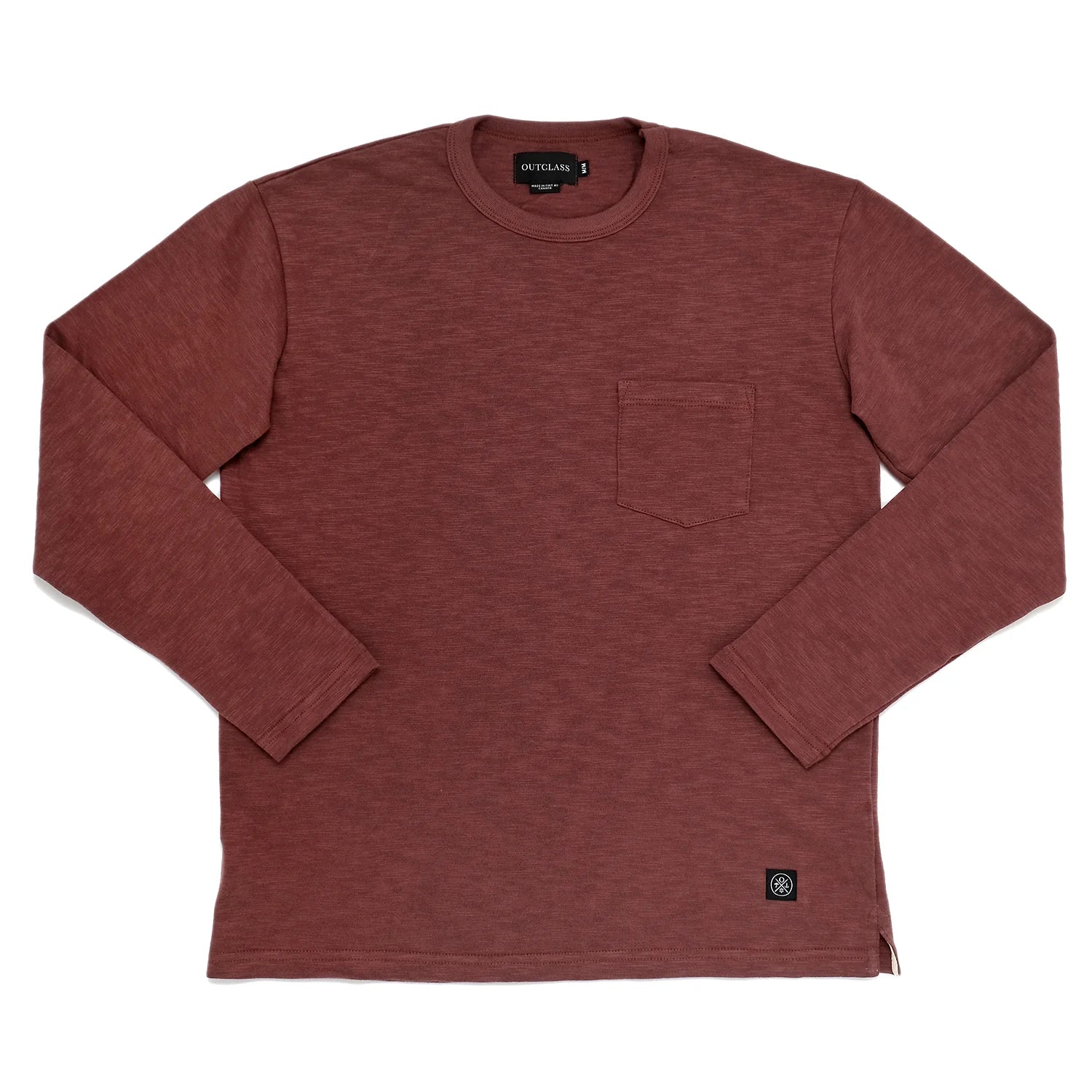 Mauve Slub Long Sleeve T-Shirt