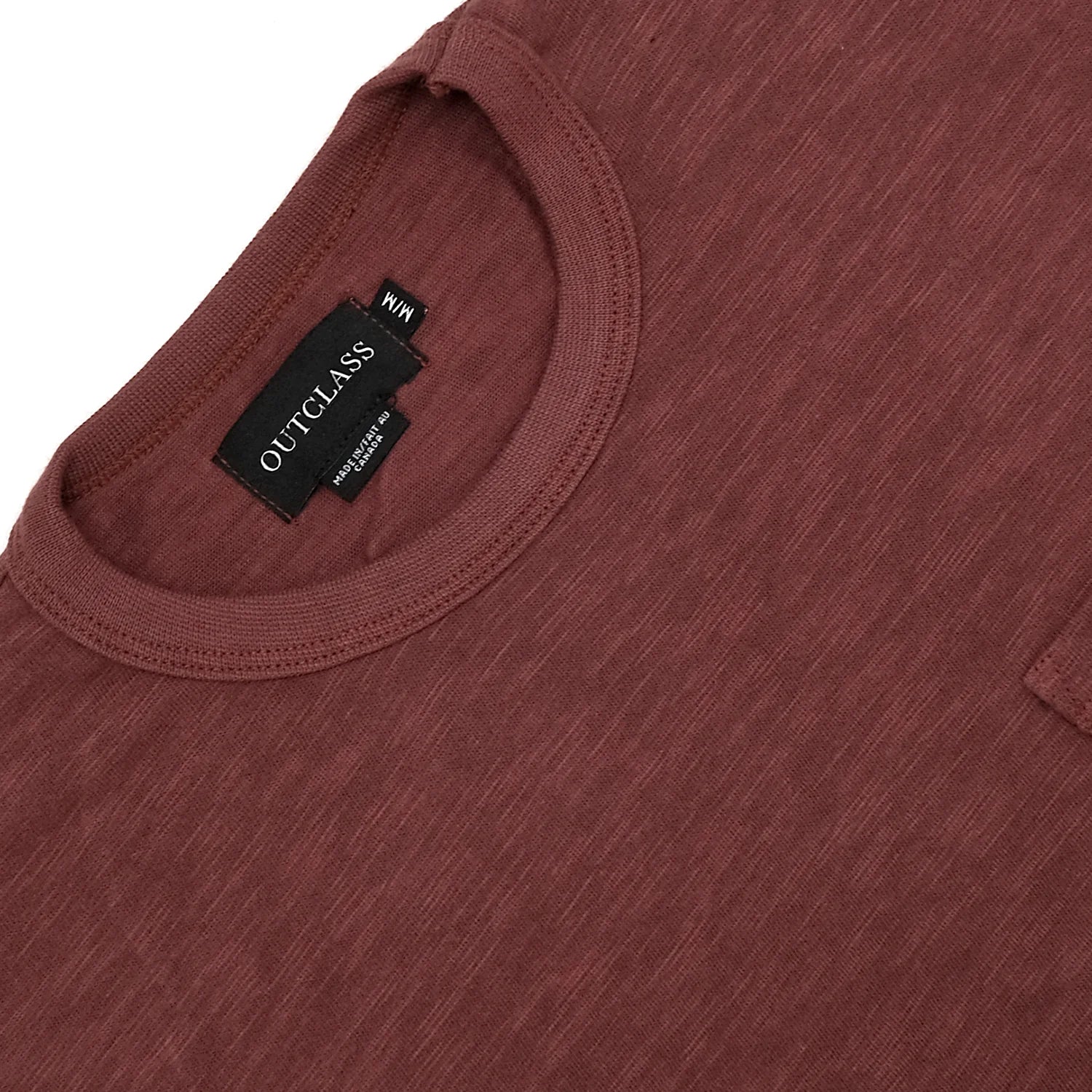 Mauve Slub Long Sleeve T-Shirt