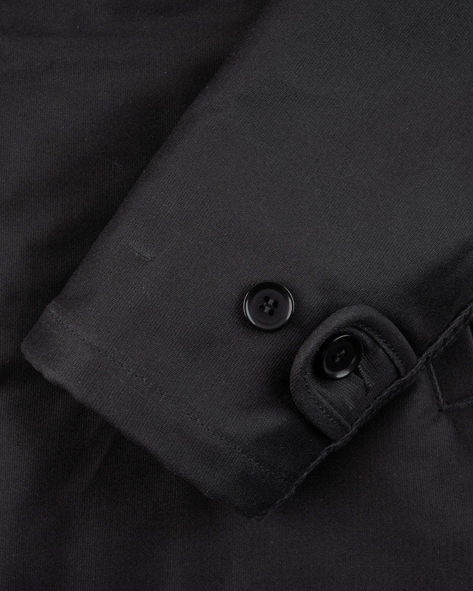 IHM-37-BLK Oiled Whipcord N1 Deck Jacket Black