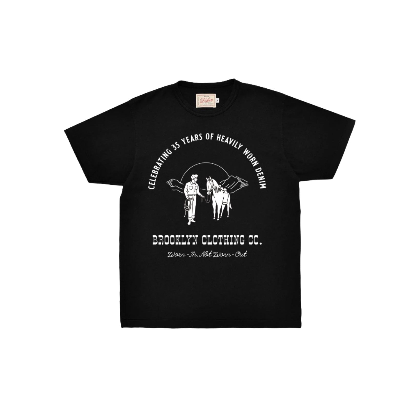 Dehen x Brooklyn Clothing 35th Anniversary Tee Black