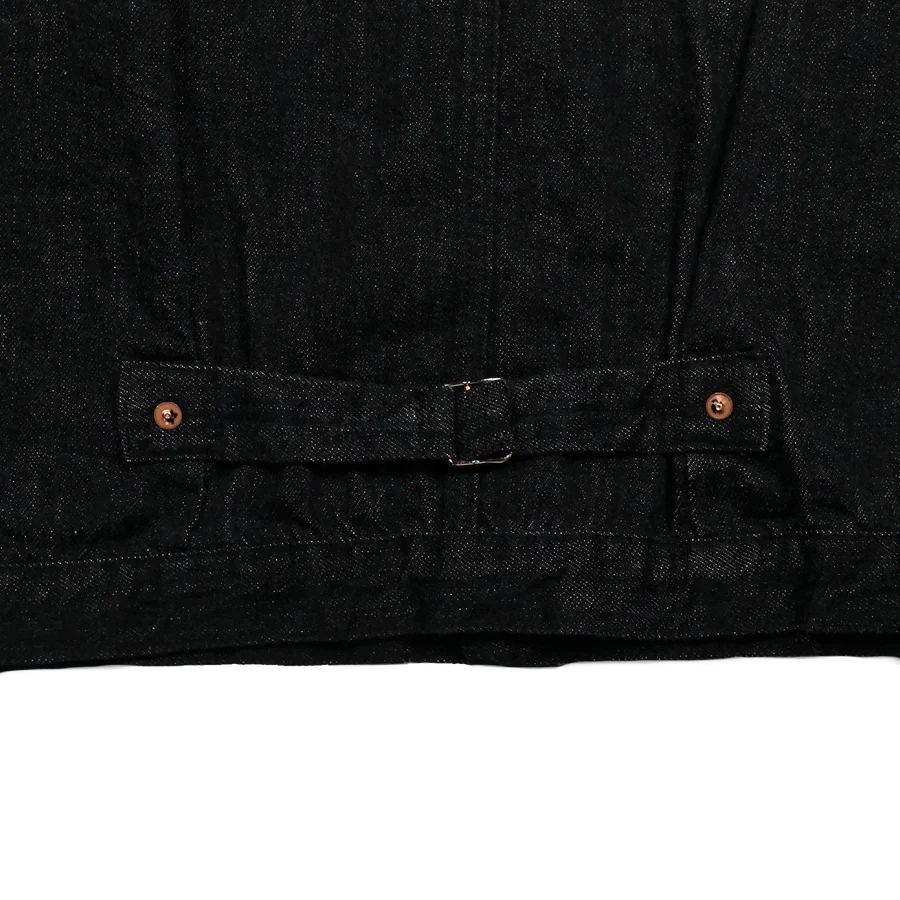 S2107BKSSW WWII Model 11.5oz Black Denim Jacket One Wash
