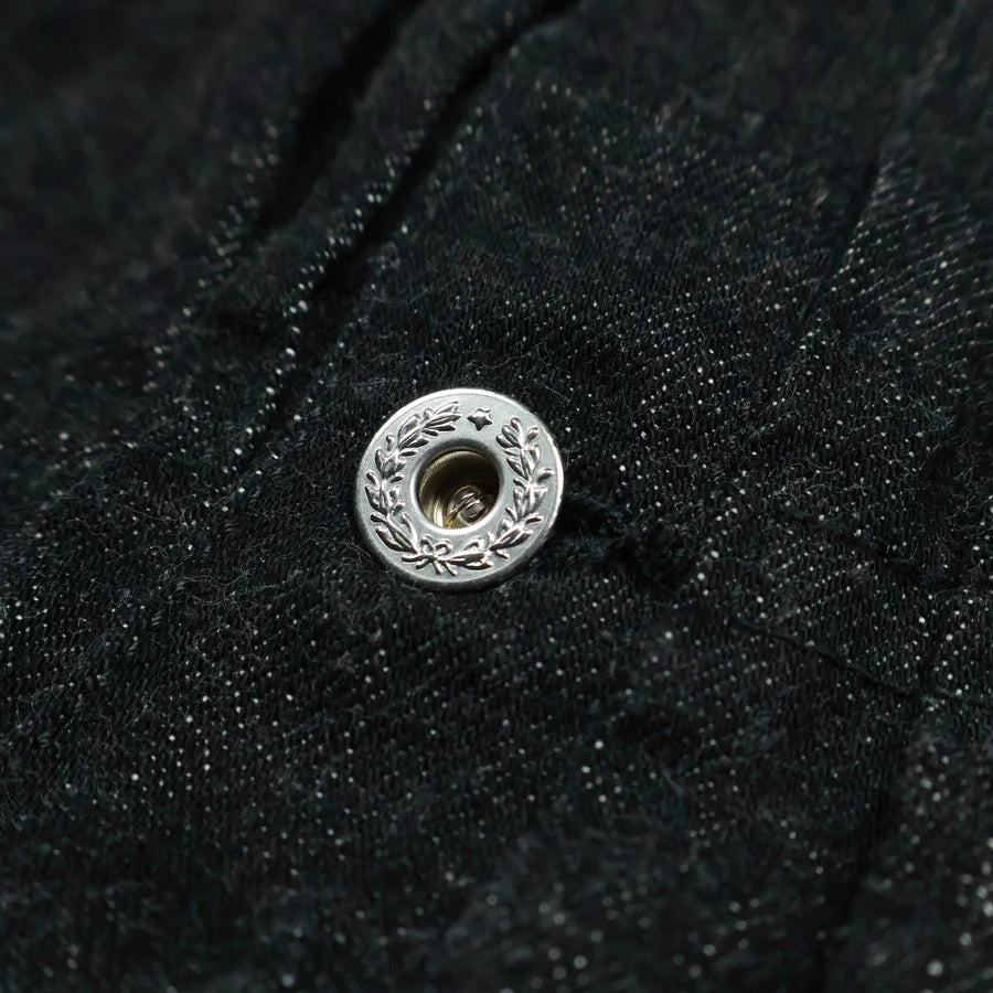 S2107BKSSW WWII Model 11.5oz Black Denim Jacket One Wash