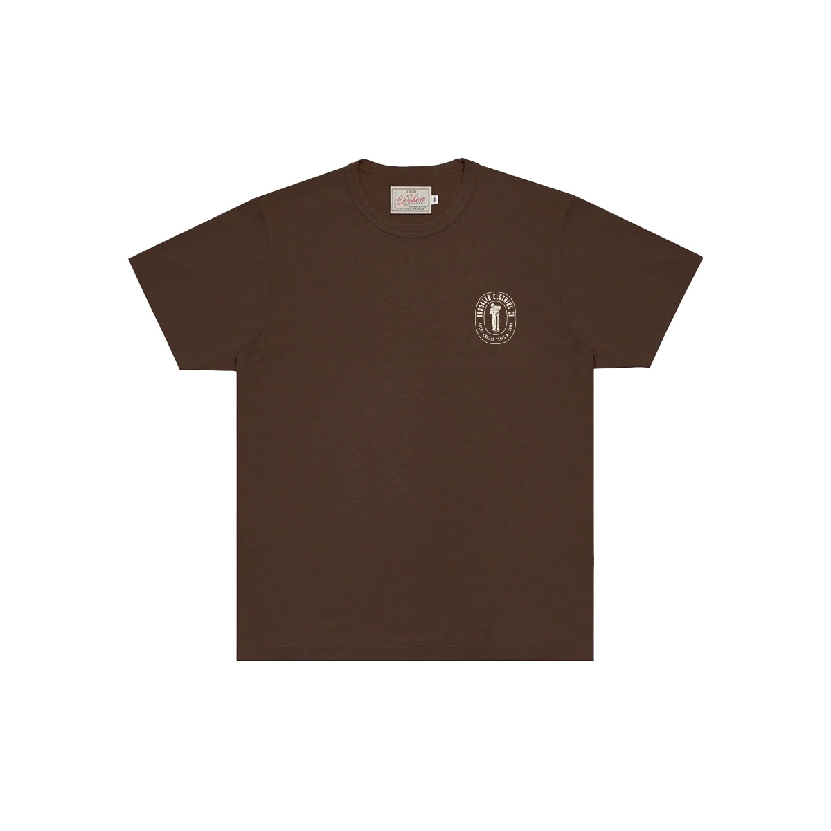 Dehen x Brooklyn Clothing 35th Anniversary Tee Brown