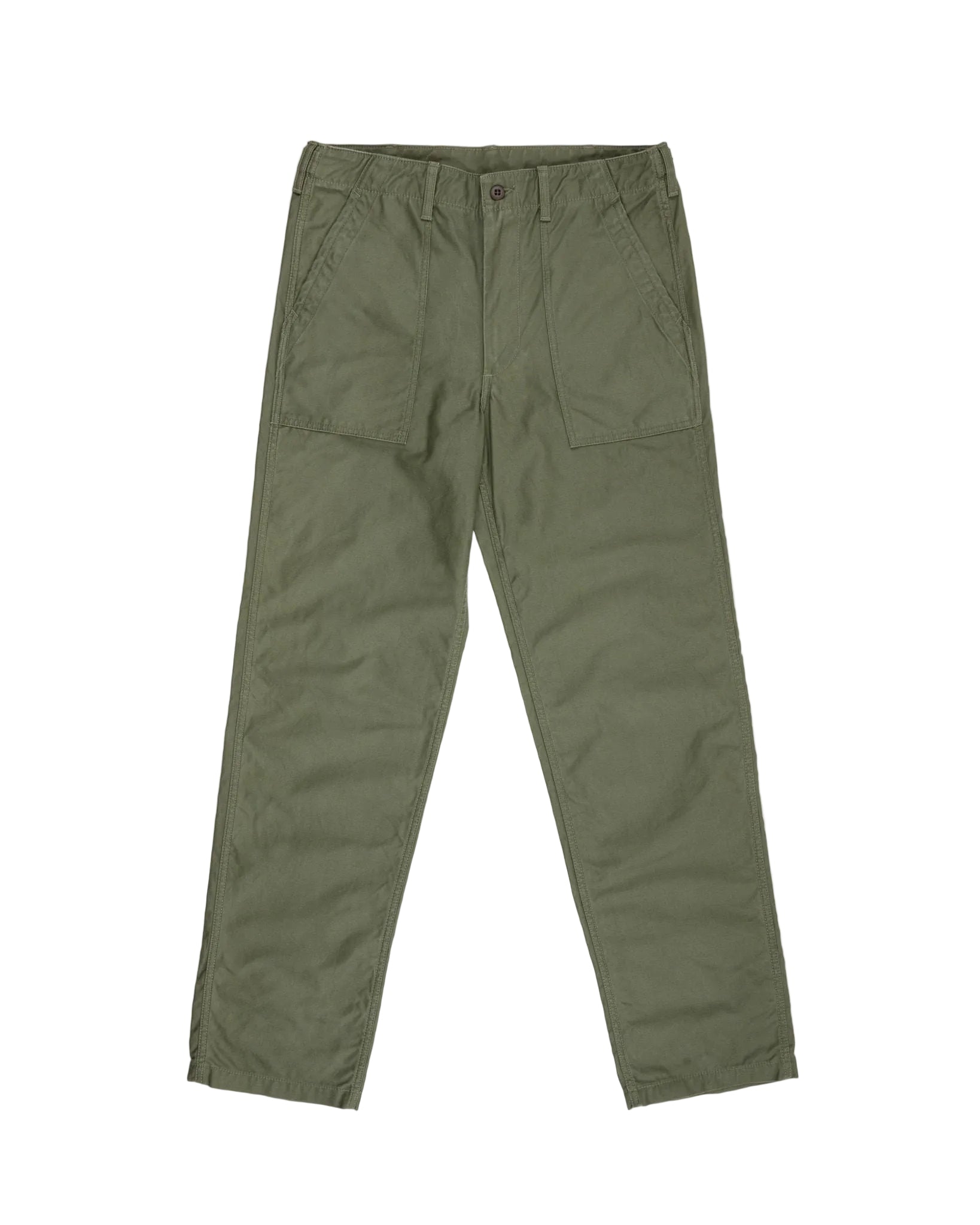 IH-744-GRN 10oz Back Sateen Baker Pants Army Green