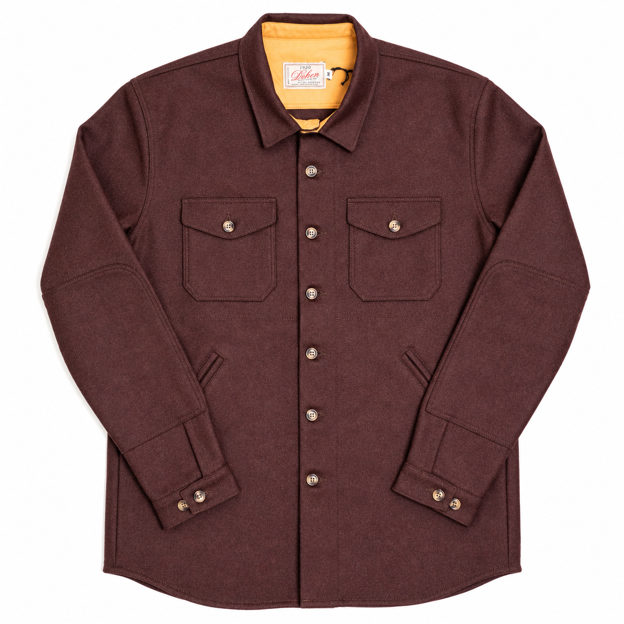 Crissman Overshirt Fig Wool