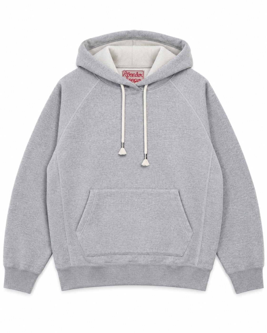 Pullover Hoodie Double Heavyweight French Terry Heather Grey