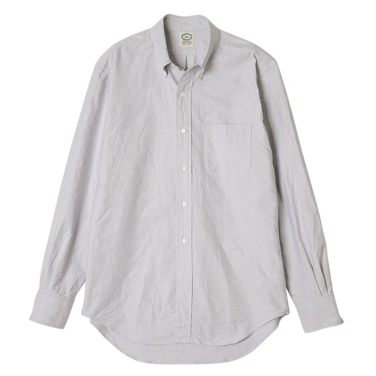 Vintage Ivy Button-Down Oxford Shirt Gray