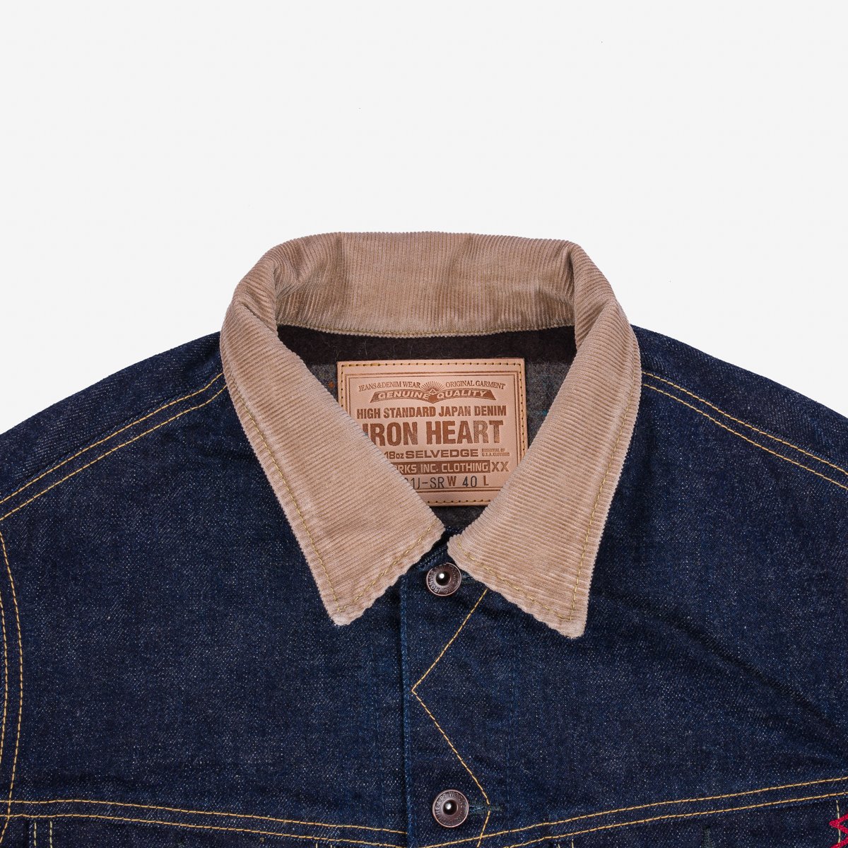 IH-101J-SR 18oz Selvedge Denim Storm Rider Jacket Indigo