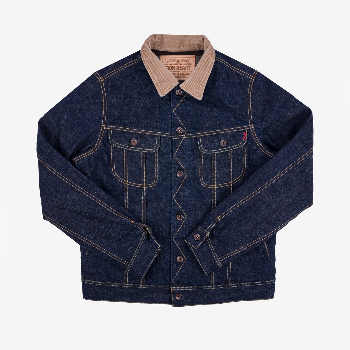 IH-101J-SR 18oz Selvedge Denim Storm Rider Jacket Indigo