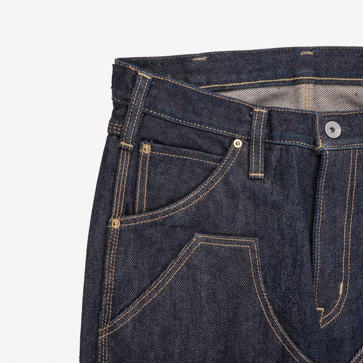 IH-822-IND 21oz Selvedge Denim Double Knee Engineer Pants Indigo