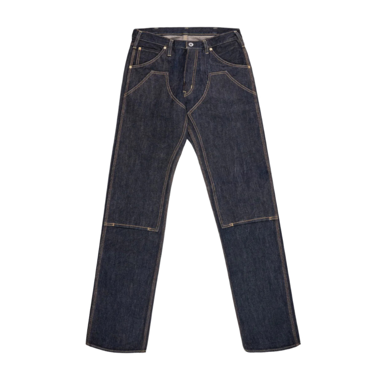 IH-822-IND 21oz Selvedge Denim Double Knee Engineer Pants Indigo