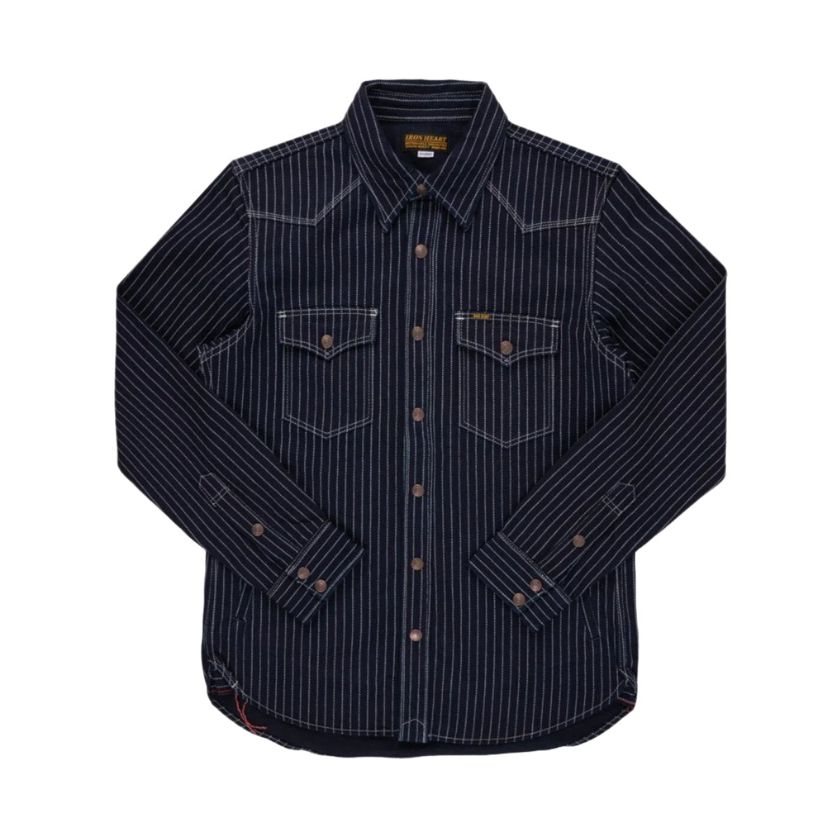 IHSH-227-IND 12oz Wabash CPO Shirt Indigo