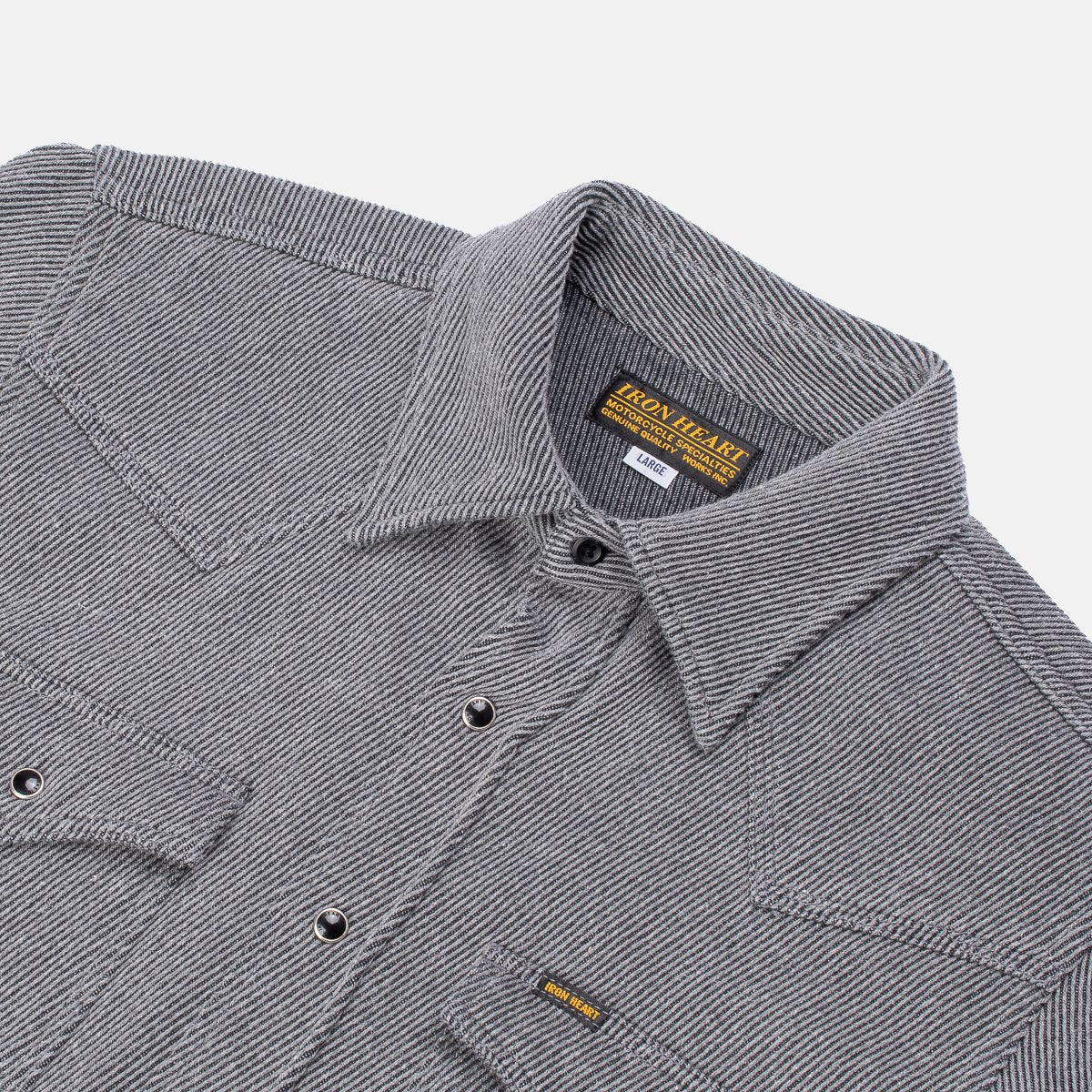 IHSH-254-GRY Kersey Western Shirt Grey