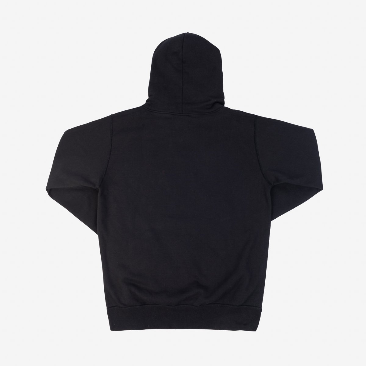 IHSW-49-BLK 14oz Ultra Heavyweight Loopwheel Cotton Hoodie Black