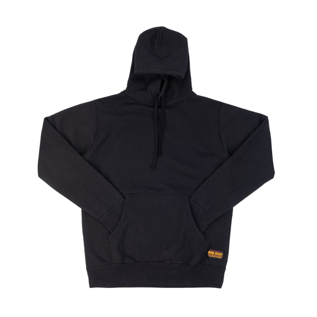 IHSW-49-BLK 14oz Ultra Heavyweight Loopwheel Cotton Hoodie Black