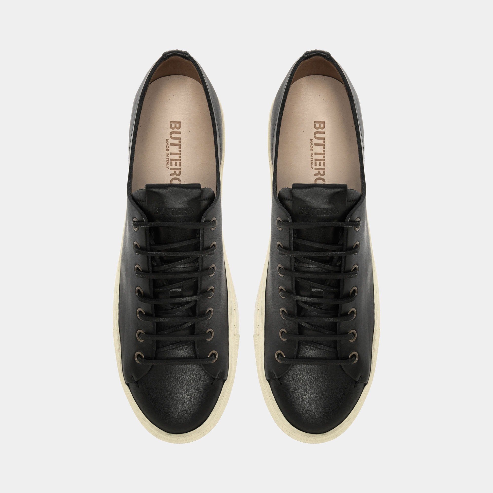 Tanino Sneakers Calfskin Leather Black