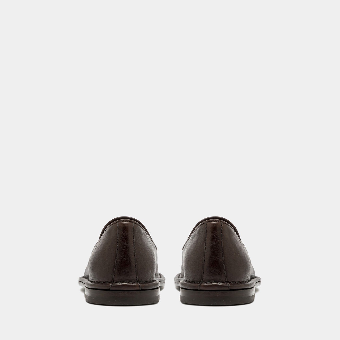 Ercole Slippers Dark Chocolate Brown Leather