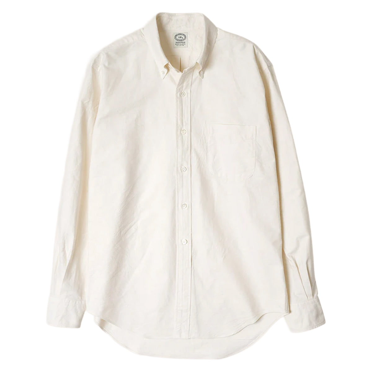 Vintage Ivy Button-Down Oxford Shirt Ecru