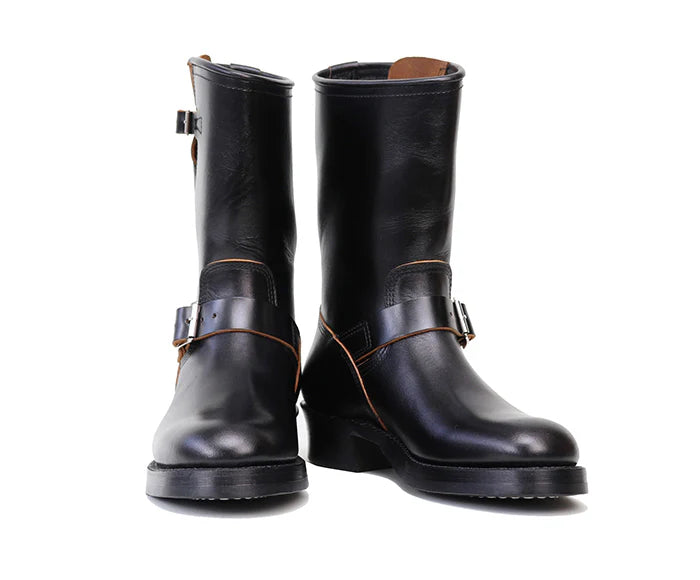 PRE-SALE LK-003 Wabash Engineer Boots Shinki Hikaku Horsebutt Black