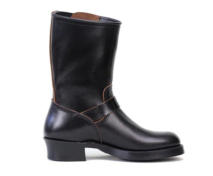 PRE-SALE LK-003 Wabash Engineer Boots Shinki Hikaku Horsebutt Black