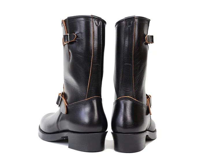 PRE-SALE LK-003 Wabash Engineer Boots Shinki Hikaku Horsebutt Black