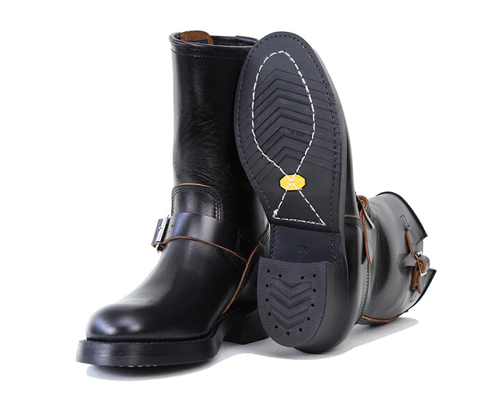 PRE-SALE LK-003 Wabash Engineer Boots Shinki Hikaku Horsebutt Black