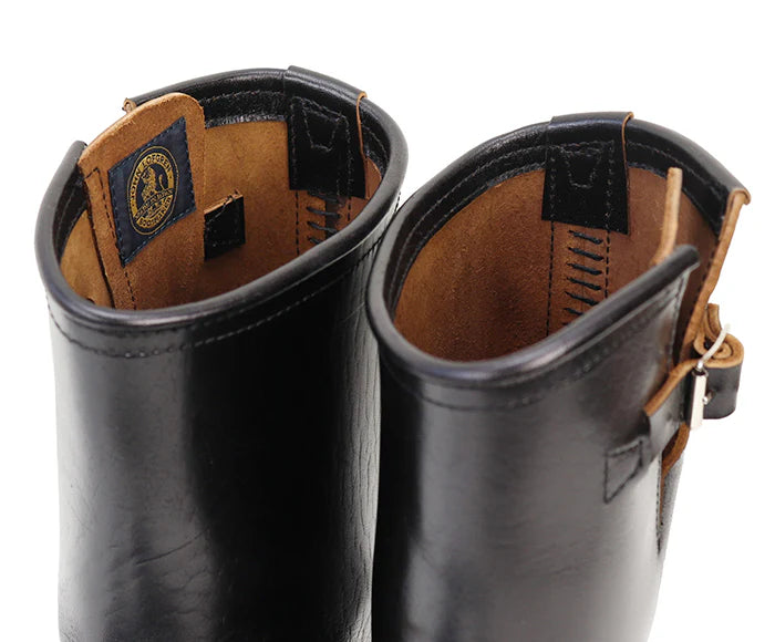 PRE-SALE LK-003 Wabash Engineer Boots Shinki Hikaku Horsebutt Black