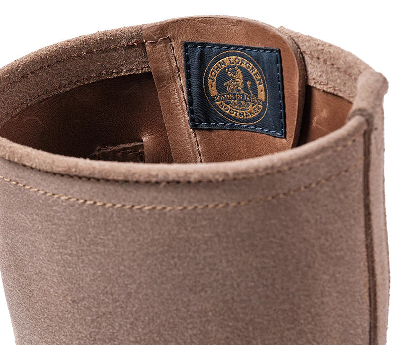 LK-003 Wabash Engineer Boots Horween Leather CXL Natural Roughout