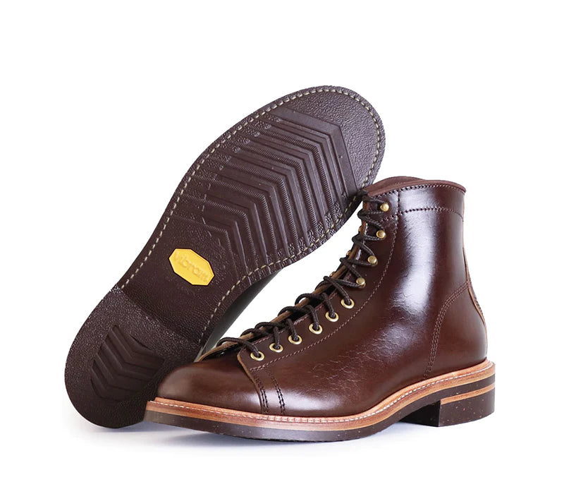 SS24 Presale - Monkey Boots Shiniki Hikaku Horsebutt Timber - 50% Deposit