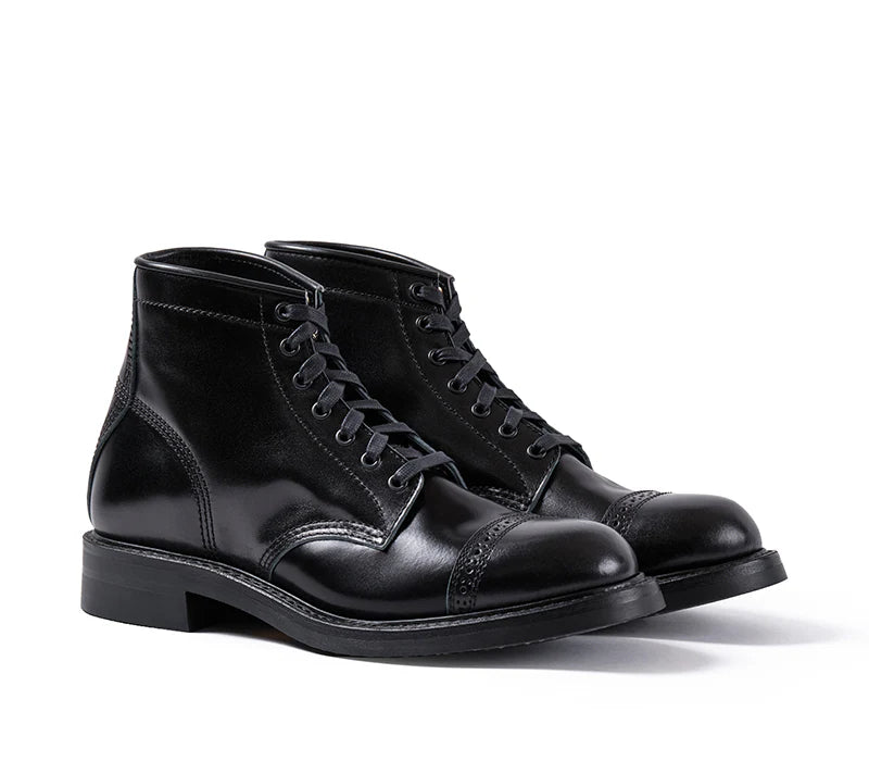 LK-014 Combat Boots Shinki Hikaku Shell Cordovan Black Ops