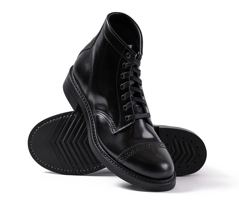 LK-014 Combat Boots Shinki Hikaku Shell Cordovan Black Ops