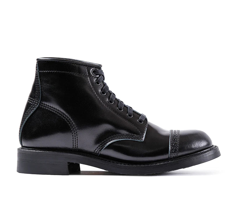 LK-014 Combat Boots Shinki Hikaku Shell Cordovan Black Ops
