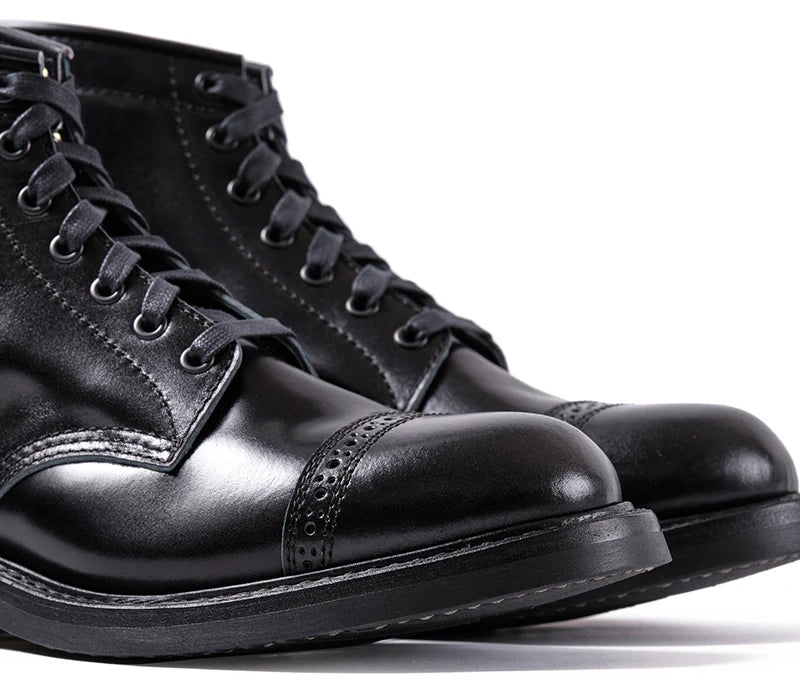 LK-014 Combat Boots Shinki Hikaku Shell Cordovan Black Ops
