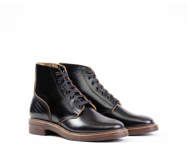LK-017 M-43 Service Shoes Shinki Hikaku Horsebutt Black — Brooklyn