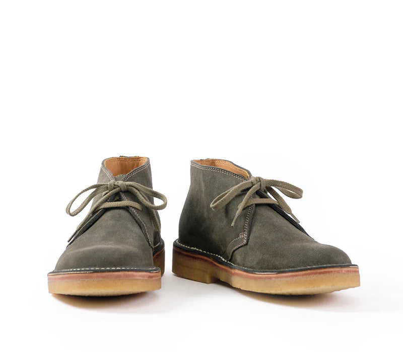 LK-019 Military Desert Boot Japanese Suede Olive