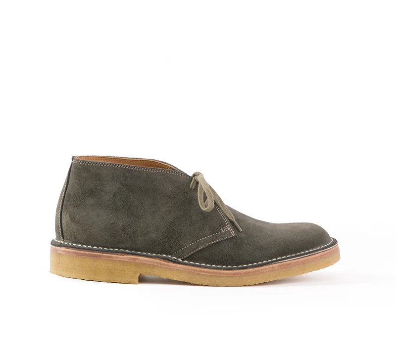 LK-019 Military Desert Boot Japanese Suede Olive