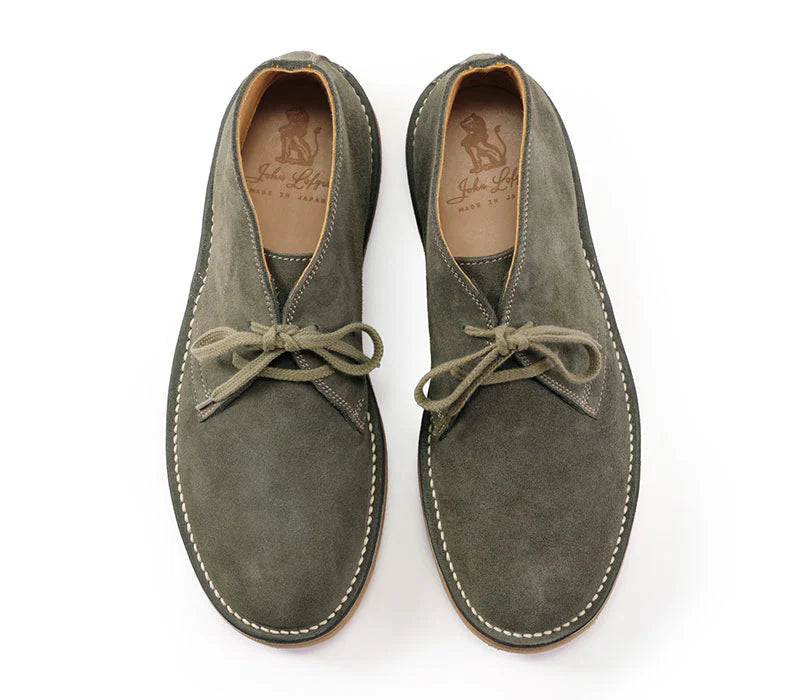 LK 019 Military Desert Boot Japanese Suede Olive Brooklyn Clothing