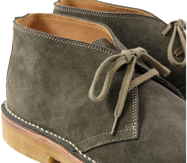 LK-019 Military Desert Boot Japanese Suede Olive