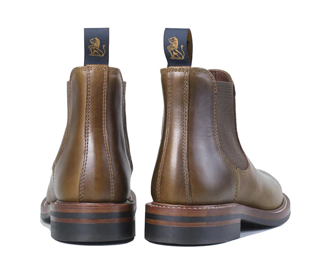 LK 027 Chelsea Boot Horween CXL Dark Olive