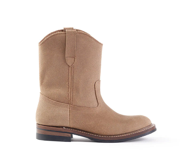 Duke Roper Boots Natural Roughout