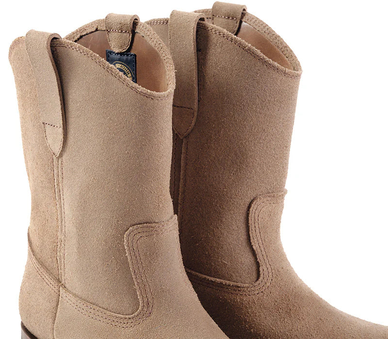 Duke Roper Boots Natural Roughout