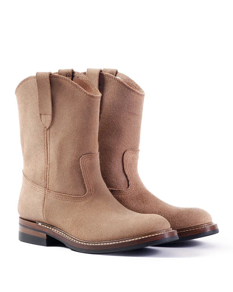 Duke Roper Boots Natural Roughout